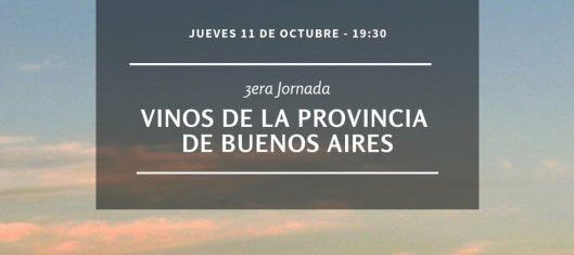 Jornada Vinos de la Provincia de Bs As