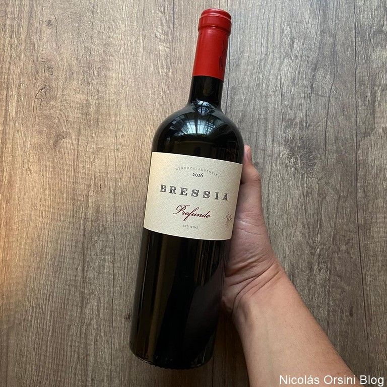 #BebedorFrecuente: 12 vinos descorchados en julio 11 Bressia Profundo 2016