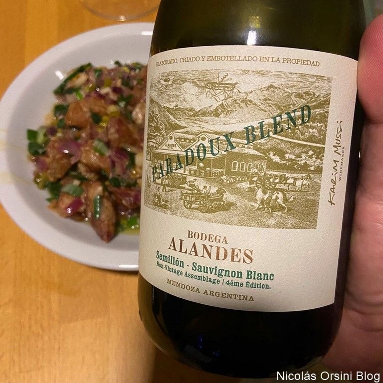 #BebedorFrecuente: 12 vinos descorchados en julio 3 Paradoux Blend Blanco 4eme Edition