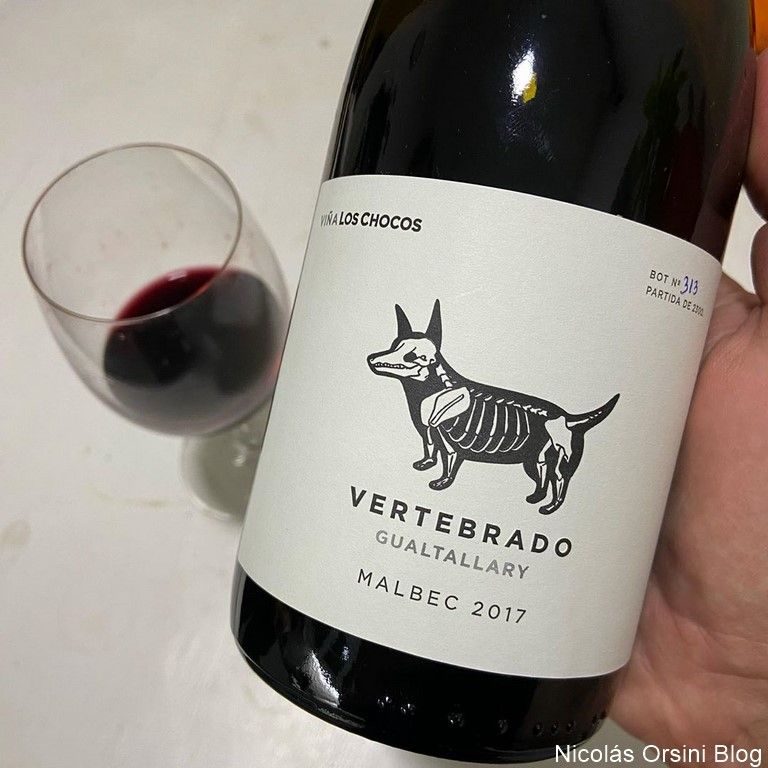 #BebedorFrecuente: 10 vinos descorchados en octubre 3 Vertebrado Malbec 2017