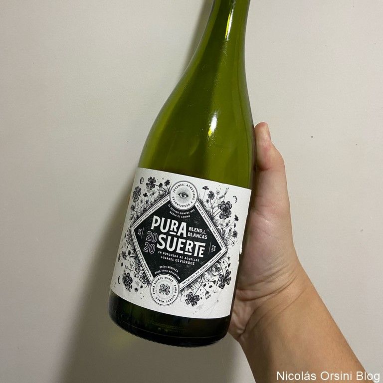 10 vinos descorchados en marzo 3 Pura Suerte Blend de Blancas 2020